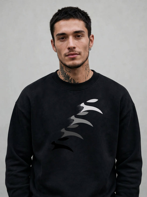 Sculpted Hare Crewneck — 500 g/m²