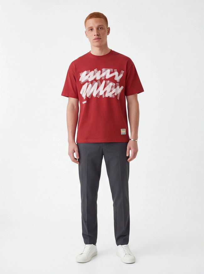 T-Shirt Raffinata – in Twill di Lusso con Estetica Moderna