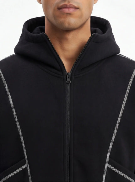 Plüsch Sweatshirt – aus biologischen Fasern mit raffinierten Details