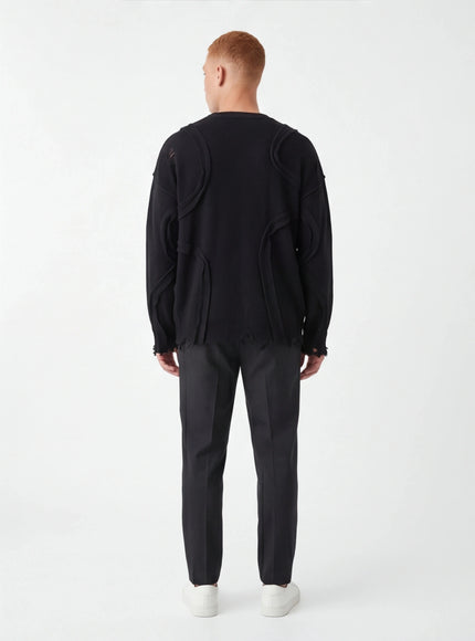Tailored Sweatshirt – from Breathable Fabric with Streetwear Attitude