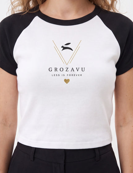 Women’s micro rib raglan baby tee