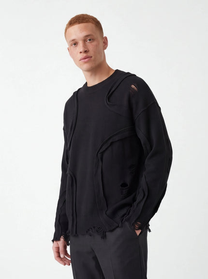 Maßgeschneiderter Sweatshirt – aus atmungsaktivem Stoff mit Streetwear-Attitüde