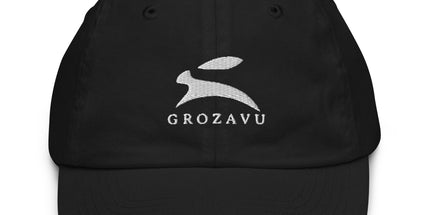 Grozavu kids cap in bio-washed chino cotton twill, unstructured six-panel