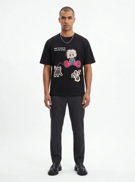 T-Shirt Senza Tempo – con Interno Spazzolato e Attitudine Streetwear