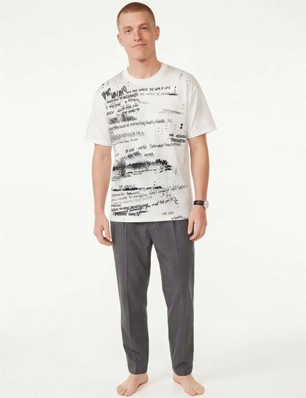 Minimalist T-Shirt by Grozavu - Lifestyle Perspective (Pos 10)