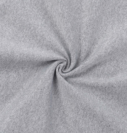 Casual Fit Square Neck Sleeveless Outfit grey fabric texture, lightweight polyester, smooth and breathable material for summer wear.