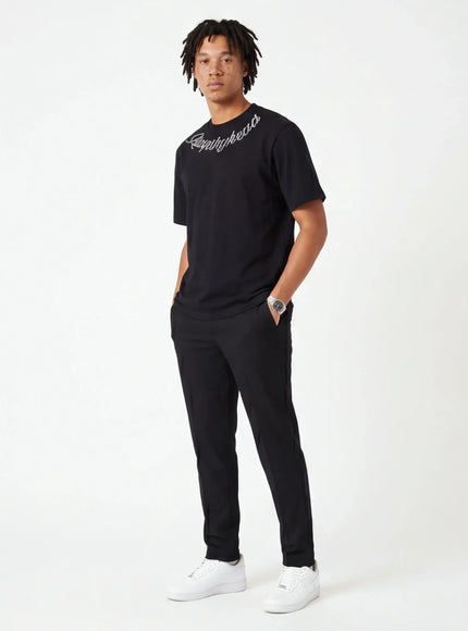 Makelloses T-Shirt – aus luxuriösem Twill für eine mutige Silhouette