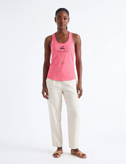 Women’s fitted racerback tank top