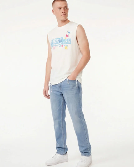 Maison Grozavu Resilient Top - Iron Silhouette in signature tone — front view showing the reinforced stitching on the hem