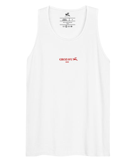 Grozavu staple tank top in 148 g/m2 combed ring-spun cotton