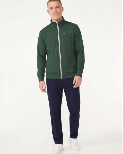 Front view of the Maison Grozavu Sophisticated Ghost Jacket in jacket — showing the sophisticated hardware.