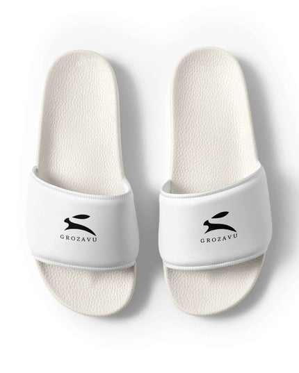 True Midnight Slides detail shot — collar, cuff or waistband construction visible in precise detail