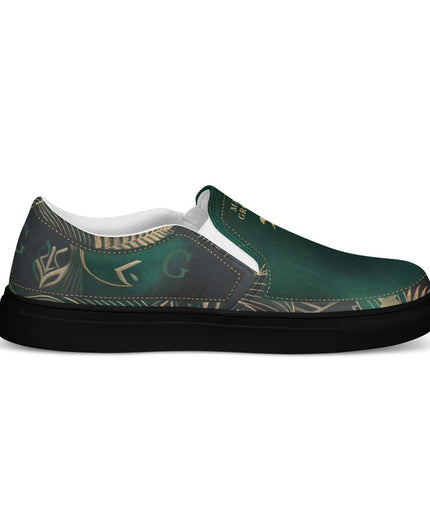 Monochrome Footwear Issue — left-side profile view showing sleeve angle and Black fabric fall