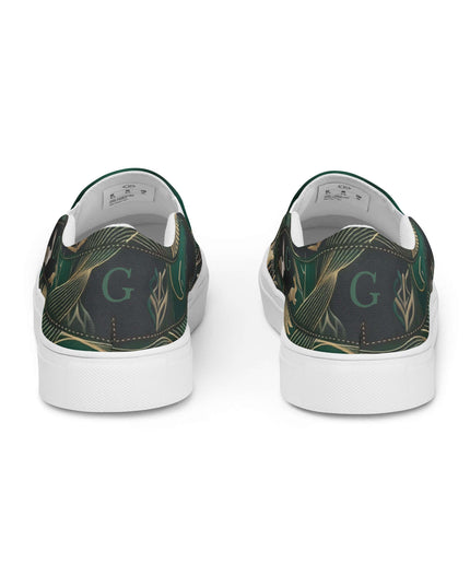 Maison Grozavu Monochrome Footwear Issue — rear view showing the back panel construction and White colourway hemline detail