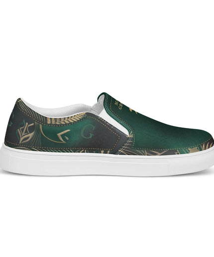 Monochrome Footwear Issue — left-side profile view showing sleeve angle and White fabric fall