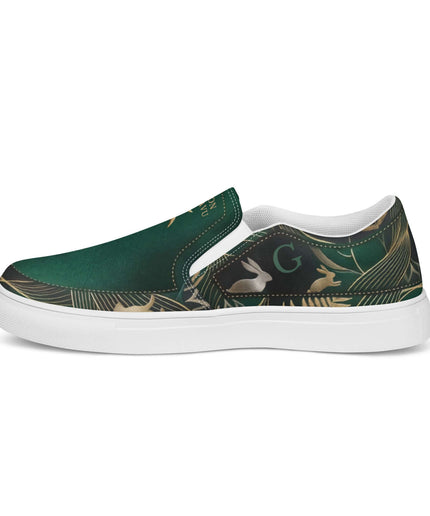 Monochrome Footwear Issue — left-side profile view showing sleeve angle and White fabric fall
