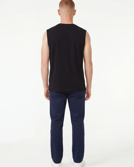 Maison Grozavu Resilient Top - Iron Silhouette in signature tone — rear view showing the premium woven texture