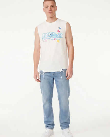 Maison Grozavu Resilient Top - Iron Silhouette in signature tone — front view showing the precise sleeve cut