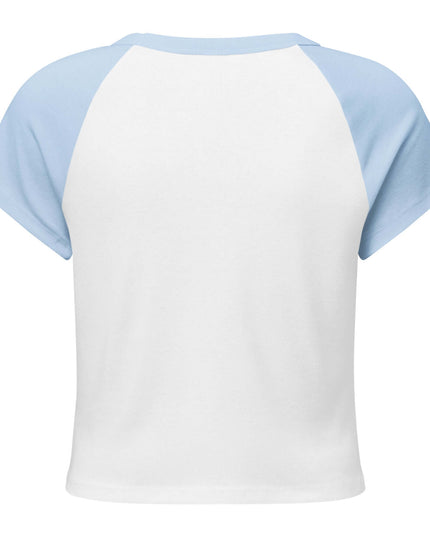 Rear view of the Maison Grozavu Seamless Ash Crop Top in top — showing the refined stitching.