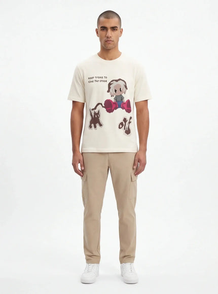 T-Shirt Senza Tempo – con Interno Spazzolato e Attitudine Streetwear