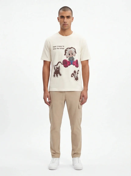T-Shirt Senza Tempo – con Interno Spazzolato e Attitudine Streetwear