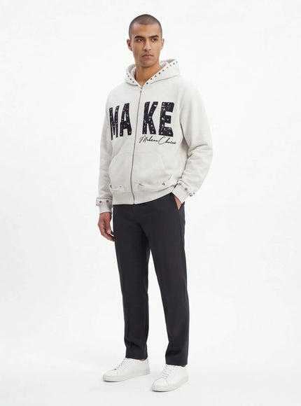 Crewneck Confortevole – con Texture Fine e Dettagli Raffinati