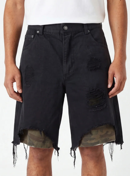 Shorts élégants – en coton peigné avec des détails raffinés