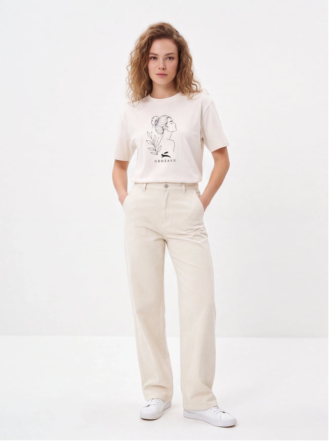 T-shirt en coton lourd teint en pièce pour femmes Bella + Canvas 6110GD