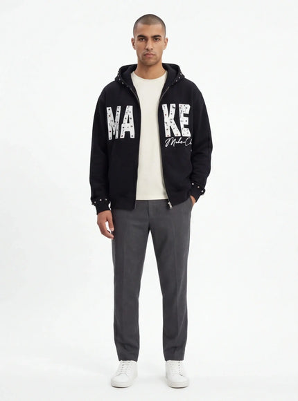 Crewneck Confortevole – con Texture Fine e Dettagli Raffinati