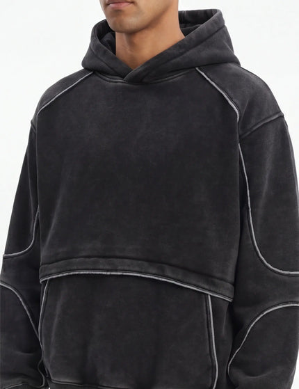 Sudadera con Capucha Esculpida Alta