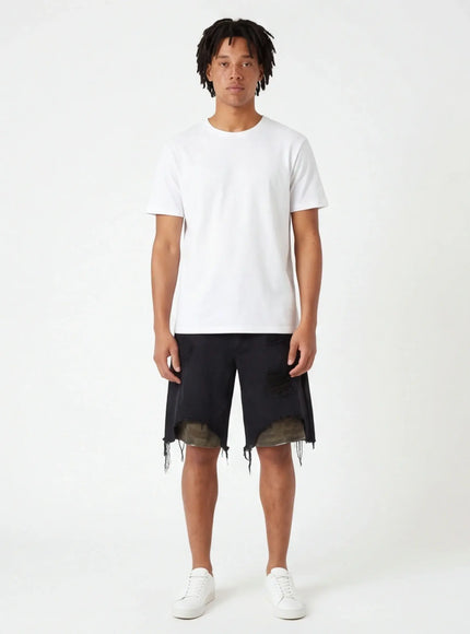 Shorts élégants – en coton peigné avec des détails raffinés