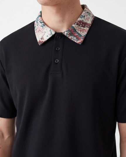 Maison Grozavu Refined Basalt Shirt in signature tone — front view showing the precise sleeve cut
