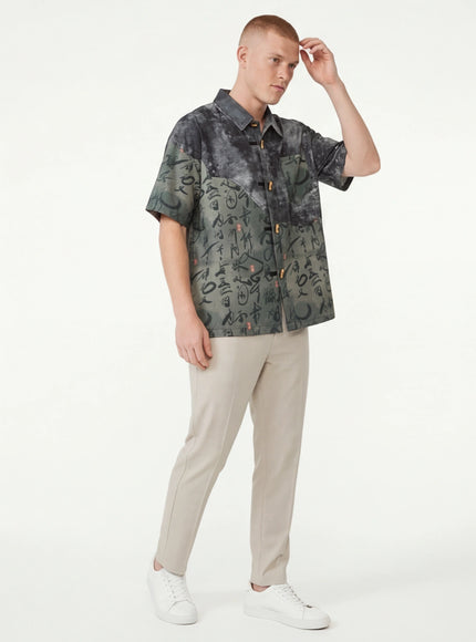 Chemises à manches courtes à coupe parfaite avec couture poétique