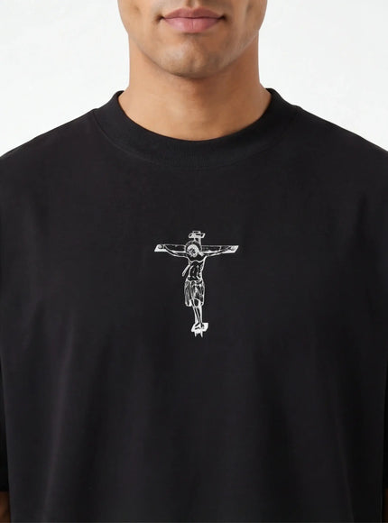 T-Shirt Oversize – en Tissage Premium avec Design Architectural