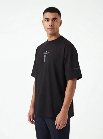 T-Shirt Oversize – en Tissage Premium avec Design Architectural