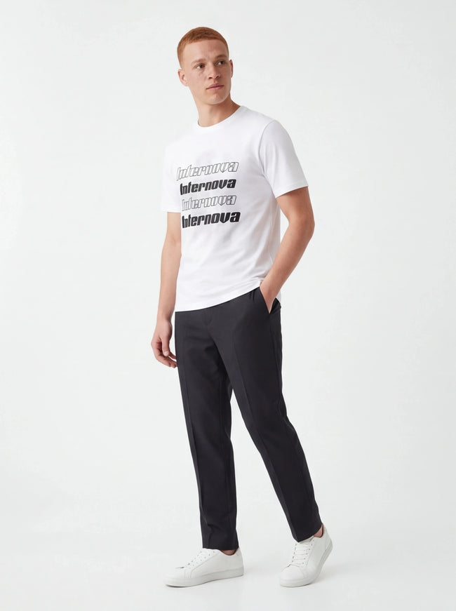 T-Shirt Raffinata – in Twill di Lusso per un Look Senza Sforzo