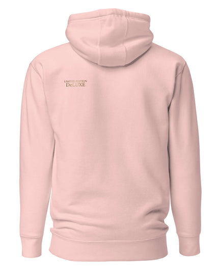 Rear view of the Maison Grozavu Stark Chalk Hoodie in collection — showing the refined stitching.