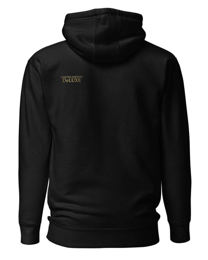 Rear view of the Maison Grozavu Stark Chalk Hoodie in collection — showing the sophisticated hardware.