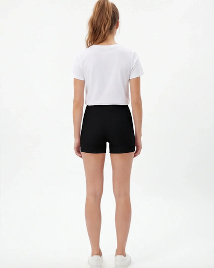 Rear view of the Maison Grozavu Eclipse Top Cut in apparel — showing the effortless drape.