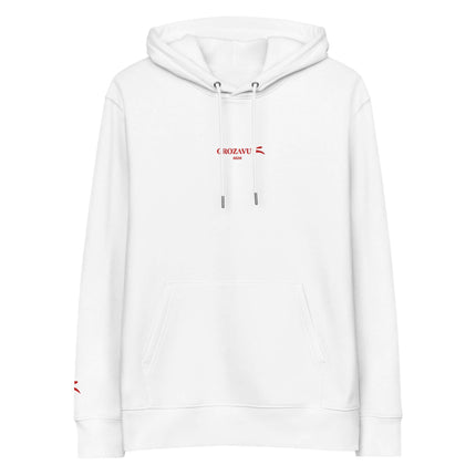 Grozavu organic hoodie in 350 g/m2 GOTS certified cotton, double-layered hood