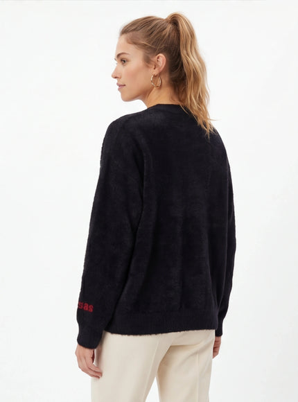 Must-Have Florales Strick Schwerer Cardigan