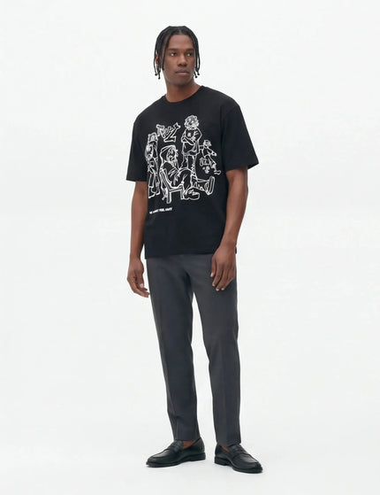 Gekämmtes makelloses T-Shirt