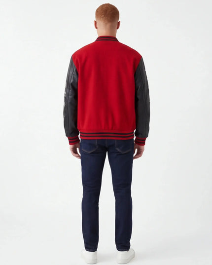Front view of the Maison Grozavu Structured Clay Jacket in jacket — showing the structural collar.