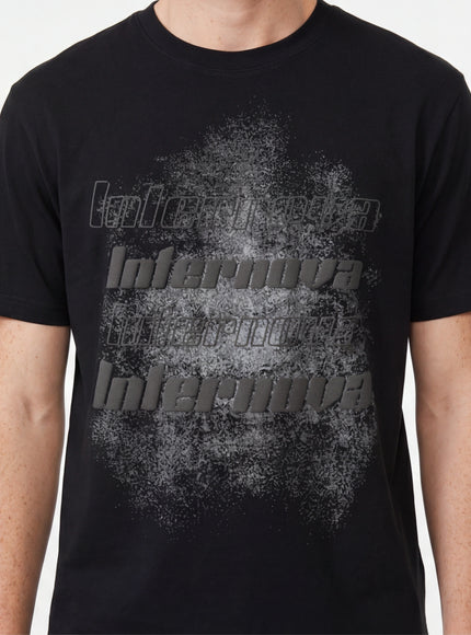 T-shirt a maniche corte di vestibilità essenziale metà