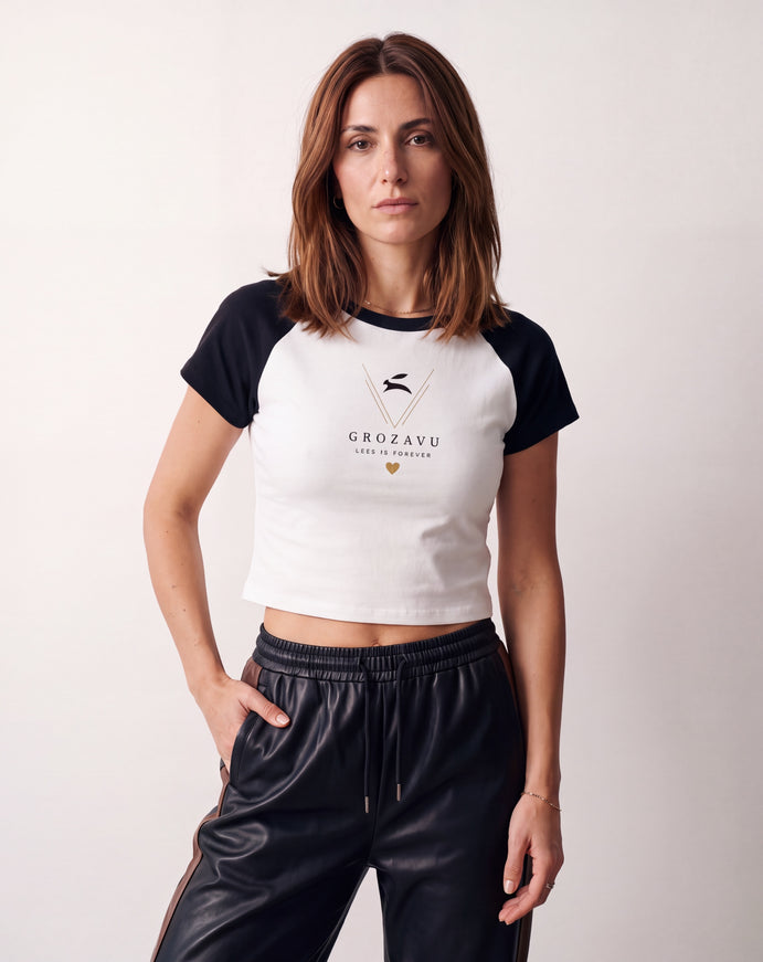 Camiseta de Obsidiana — Blanco/Negro — Blanco/Negro — full_front