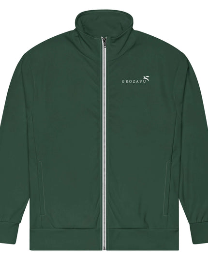 Front view of the Maison Grozavu Sophisticated Ghost Jacket in jacket — showing the sleek silhouette.