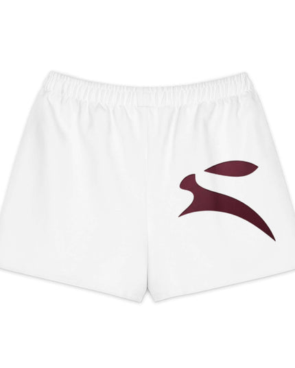 Maison Grozavu Chalk Shorts Mark — rear view showing the back panel construction and White colourway hemline detail
