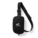 Grozavu sling bag in nylon taslan with adjustable crossbody strap