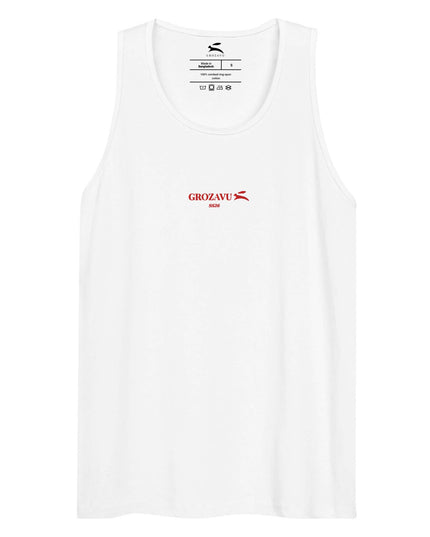 Grozavu staple tank top in 148 g/m2 combed ring-spun cotton