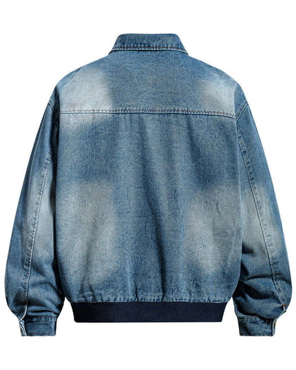 Rear view of the Maison Grozavu Quartz Jacket Issue in jacket — showing the sleek silhouette.